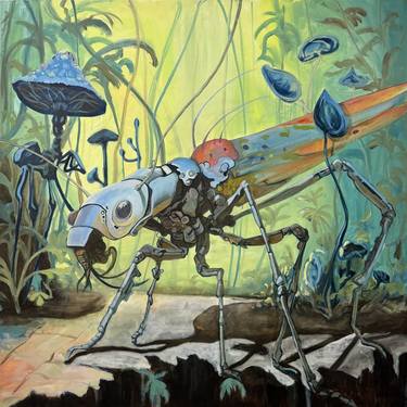 Original Surrealism Fantasy Paintings by Chao Wang