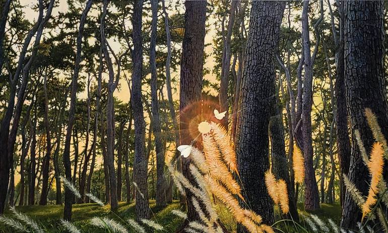 Original Classicism Landscape Paintings by Joon Hwan Kim