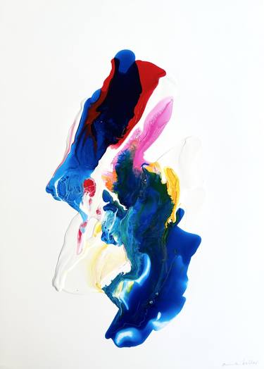 Original Abstract Expressionism Abstract Paintings by Anna Beller