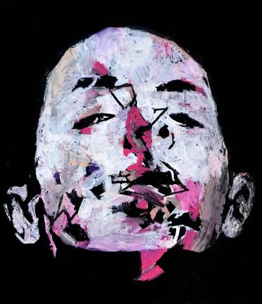 Original Expressionism Portrait Painting by Mirco Marcacci