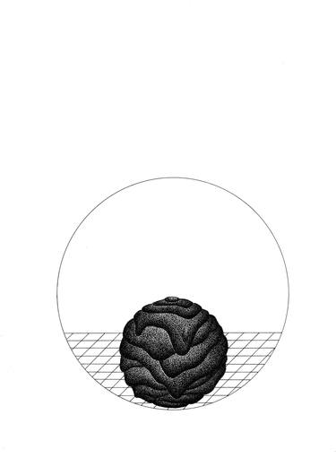 Print of Surrealism Geometric Drawings by Paolo Adel Danese