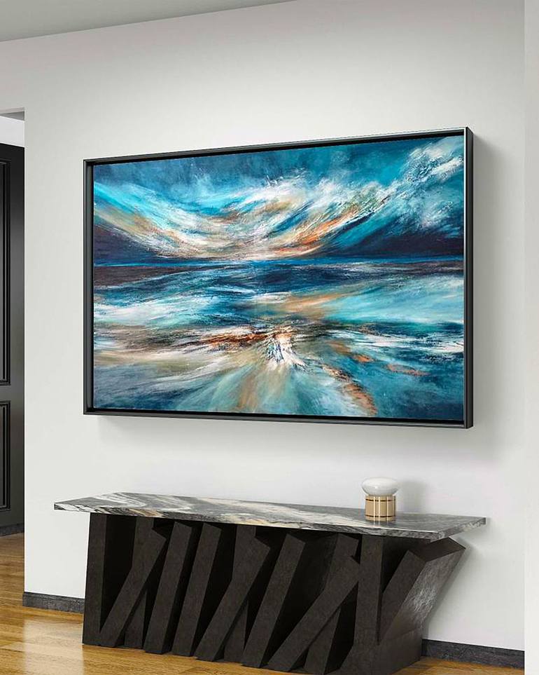 Original Seascape Painting by Alexandra Petropoulou