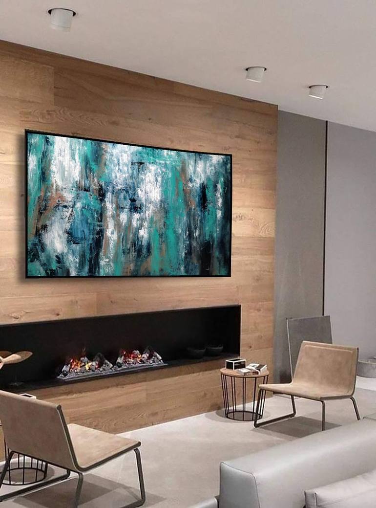 Original Abstract Painting by Alexandra Petropoulou