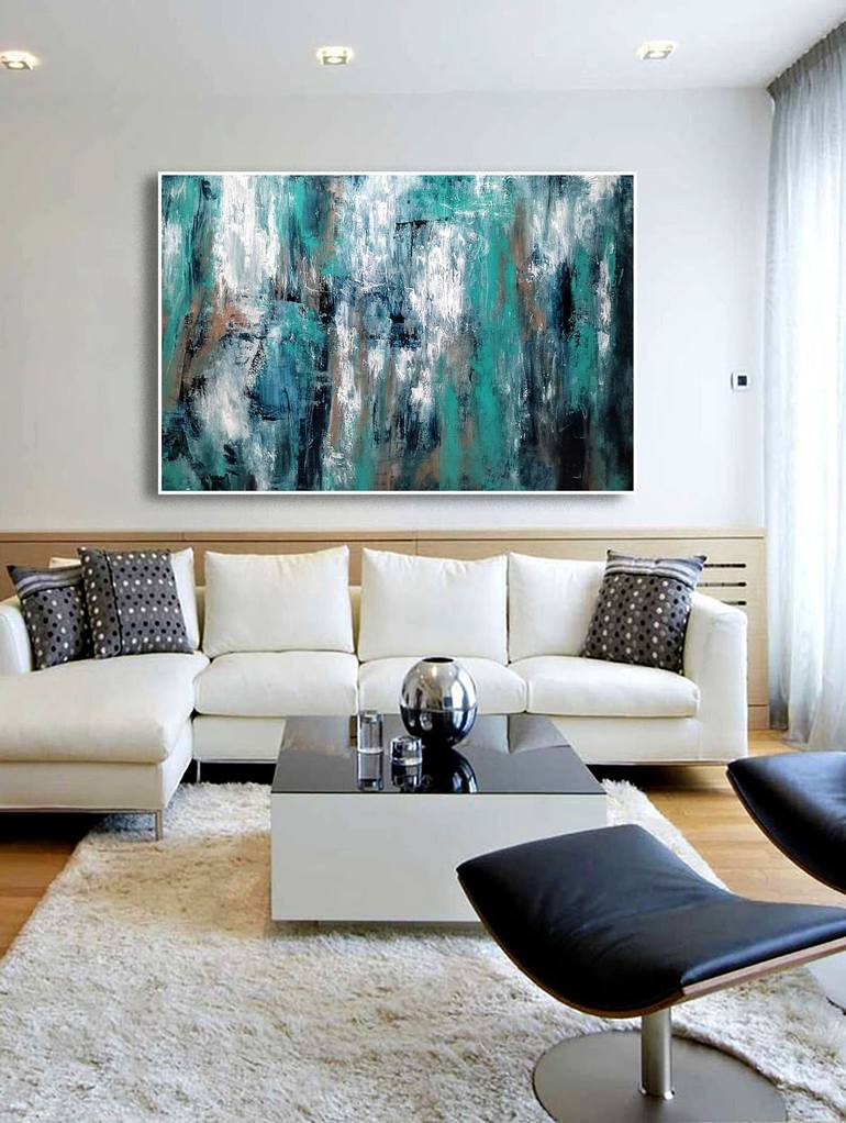 Original Abstract Painting by Alexandra Petropoulou