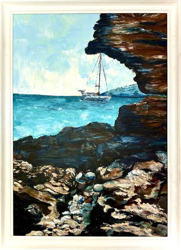 Original Expressionism Seascape Paintings by Alina Lark