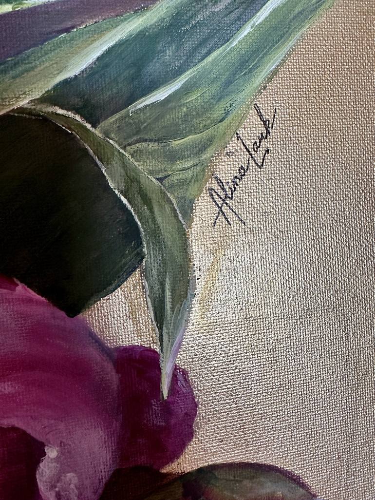 Original Floral Painting by Alina Lark