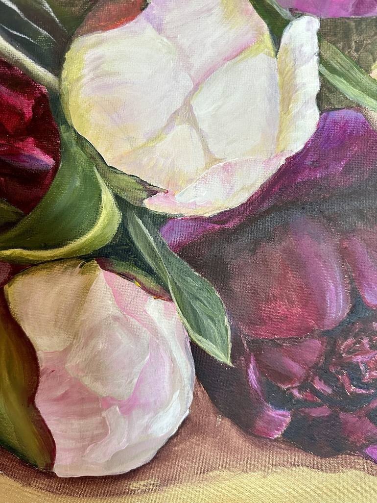 Original Floral Painting by Alina Lark