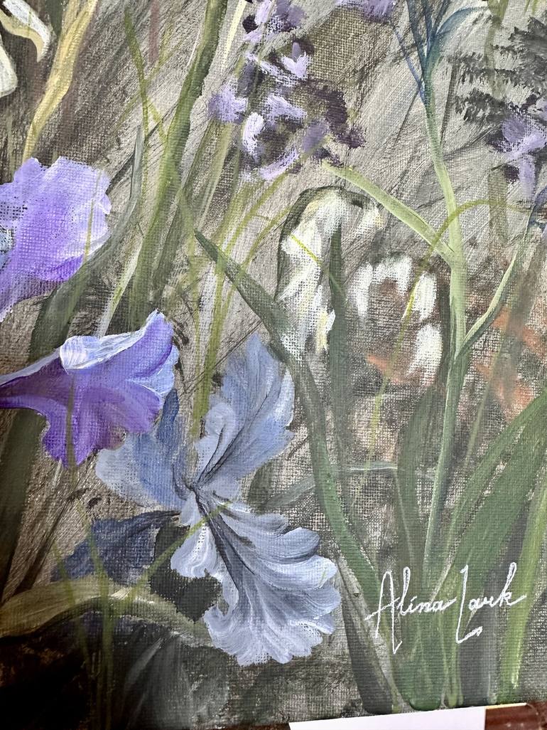 Original Floral Painting by Alina Lark
