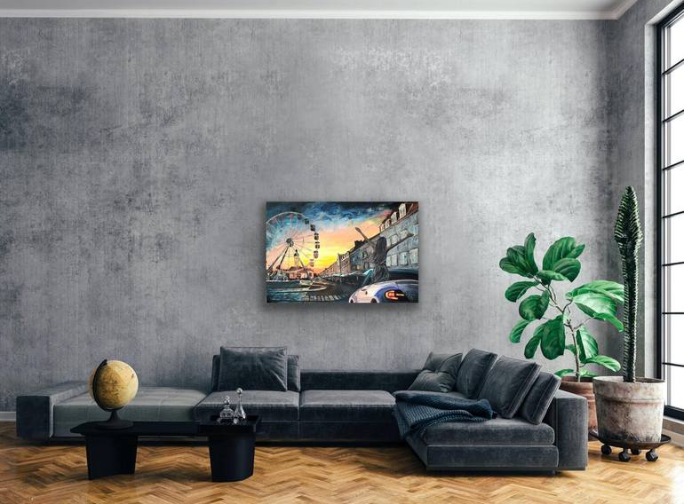 Original Classicism Cities Painting by Alina Lark