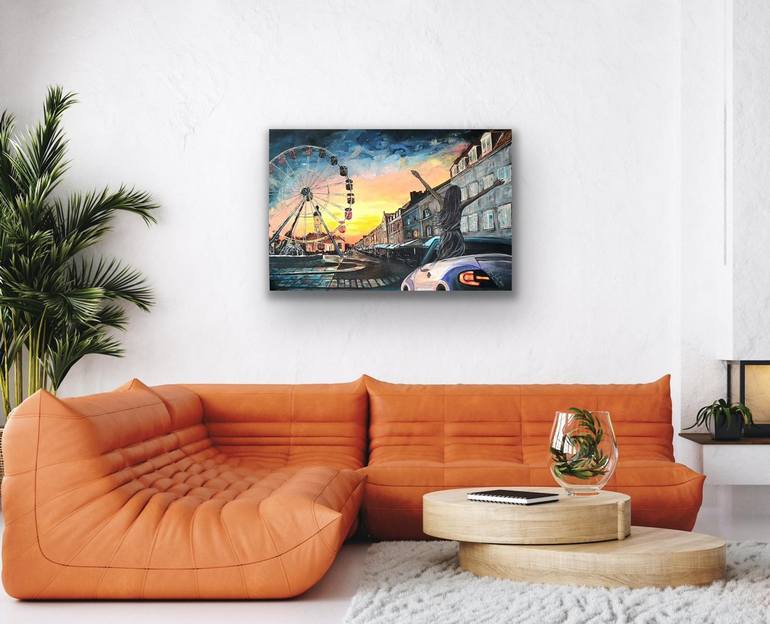 Original Classicism Cities Painting by Alina Lark