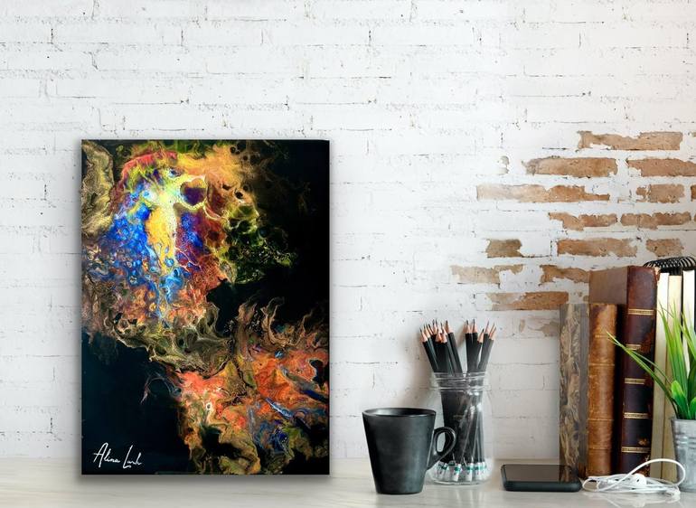 Original Abstract Expressionism Abstract Painting by Alina Lark