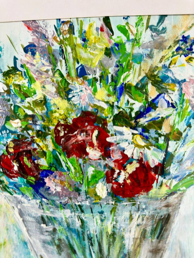 Original Contemporary Floral Painting by Alina Lark