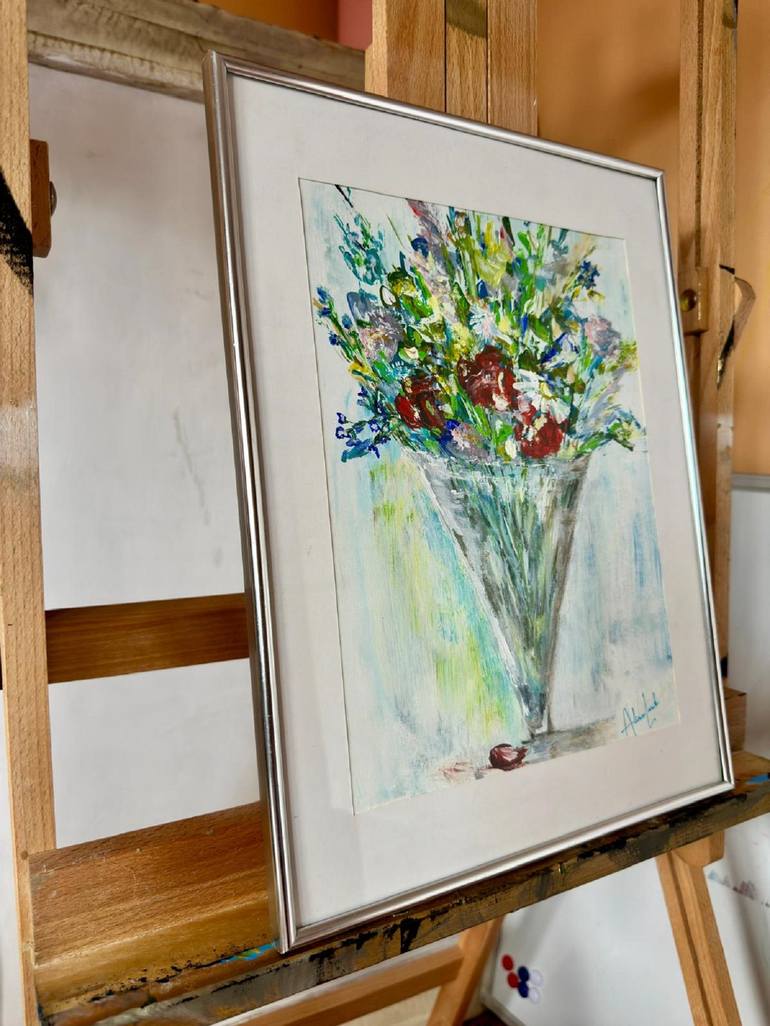 Original Contemporary Floral Painting by Alina Lark