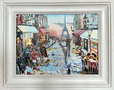 Original Impressionism Architecture Paintings by Alina Lark