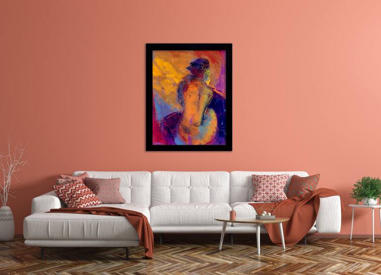Original Abstract Expressionism Women Painting by Cameron Harvey