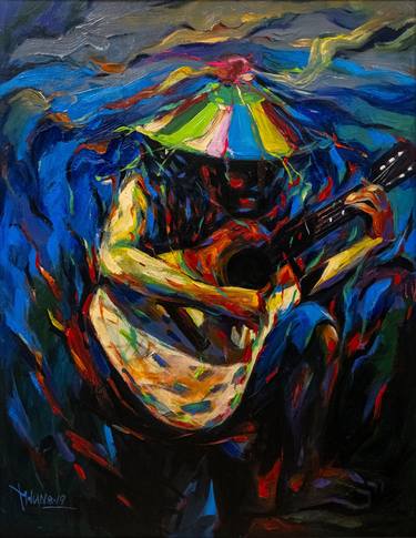 Original Expressionism Music Paintings by Thai Hung Nguyen