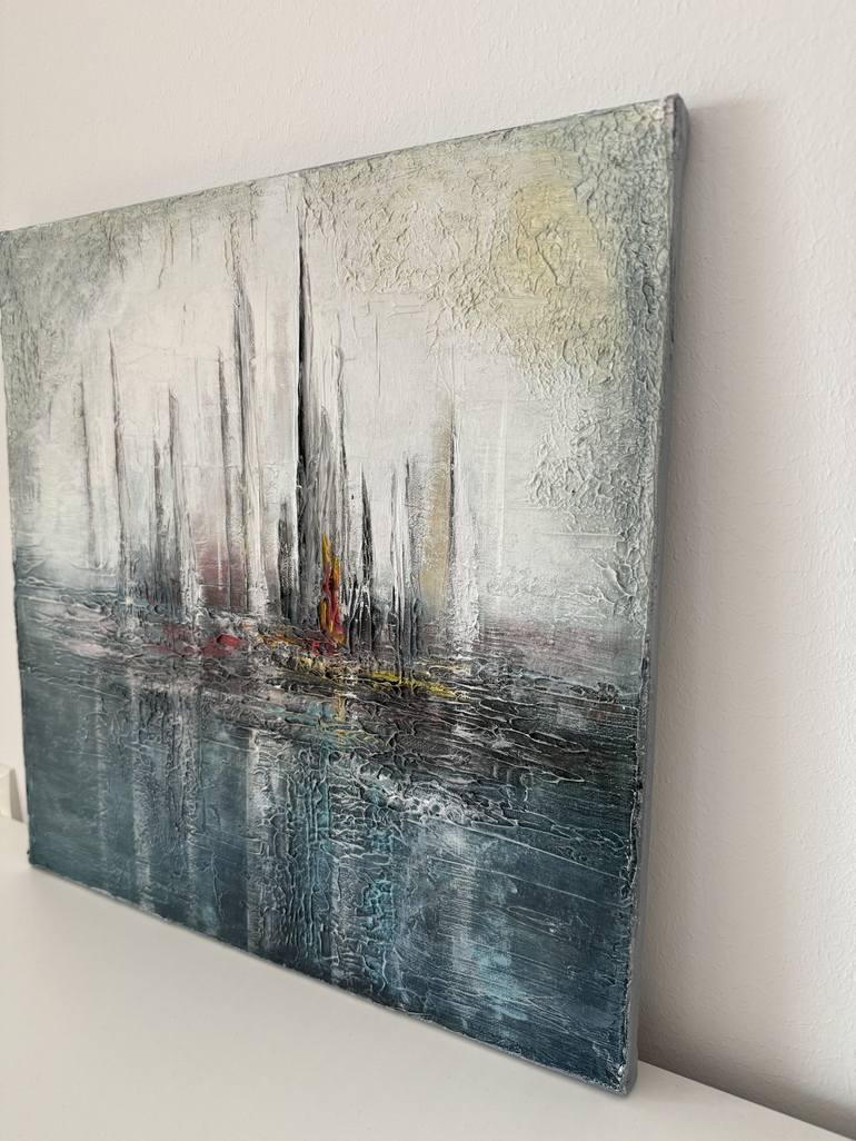 Original Abstract Water Painting by Aleksandra Renner