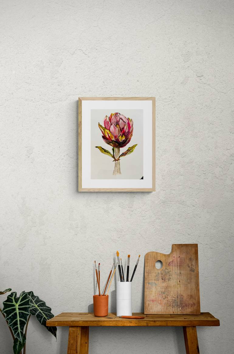 Original Illustration Botanic Painting by Aleksandra Renner