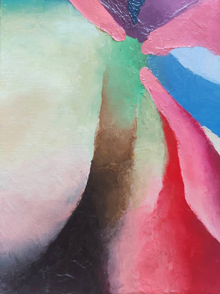 Original Contemporary Abstract Painting by Loriane Leger