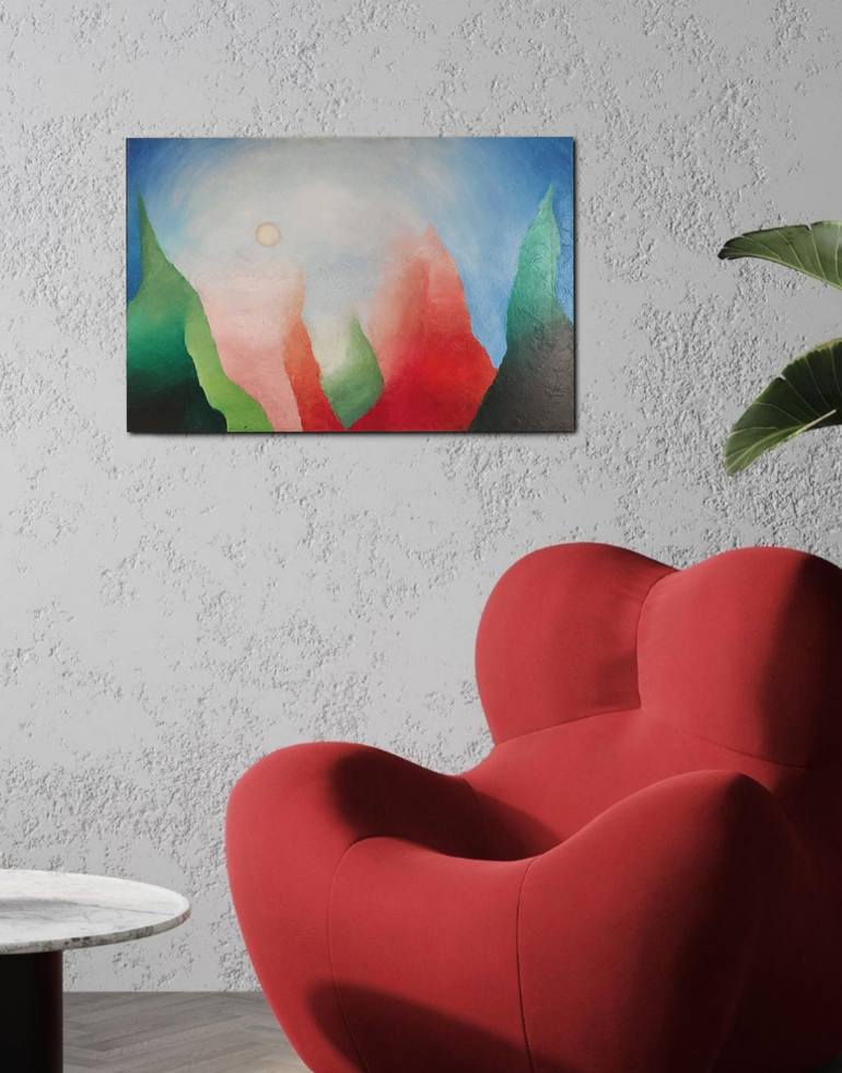 Original Contemporary Abstract Painting by Loriane Leger