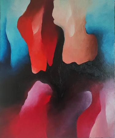 Original Contemporary Abstract Painting by Loriane Leger