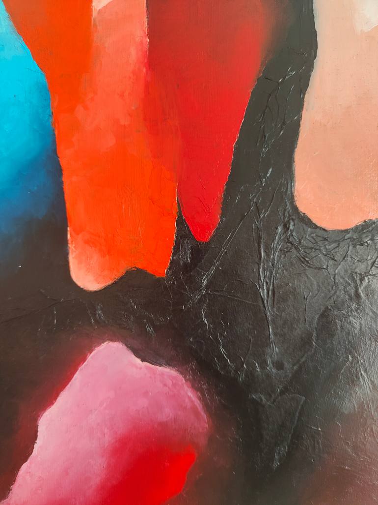 Original Contemporary Abstract Painting by Loriane Leger