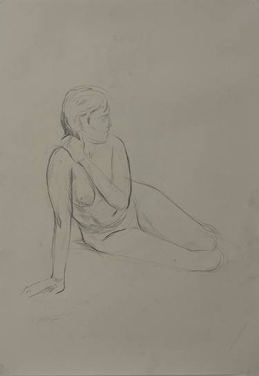 Original Realism Women Drawings by Kira Shugurova