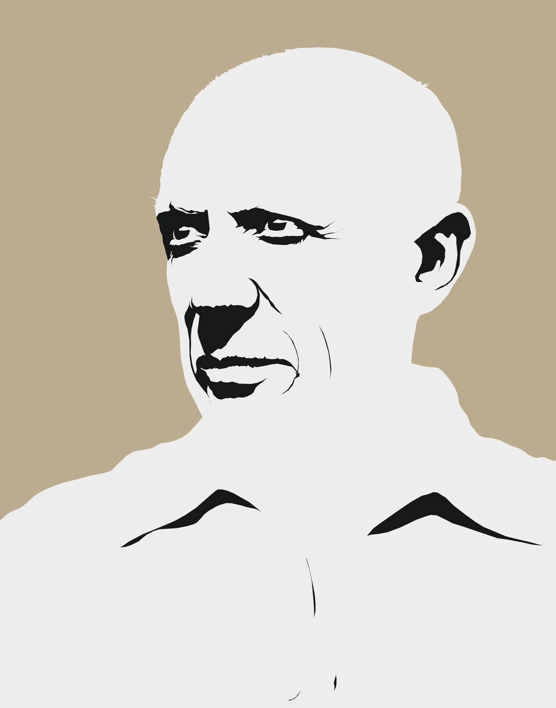 【超希少・美品】 PABLO PICASSO - soft type CD Pablo Picasso Mixed Media by Lsd Logoscreenprintdesign | Saatchi