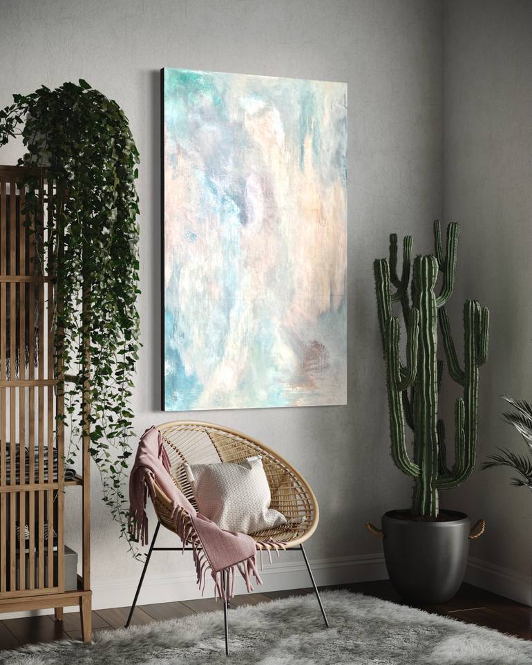 Original Abstract Expressionism Abstract Painting by Joanna Milo