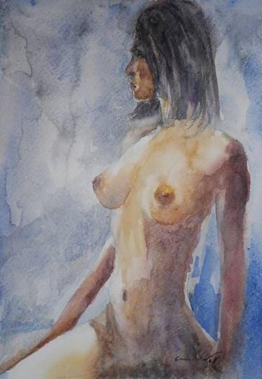 Original Impressionism Nude Paintings by Michele Cannavale