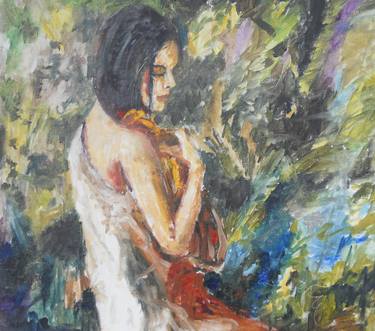 Original Impressionism Erotic Paintings by Michele Cannavale