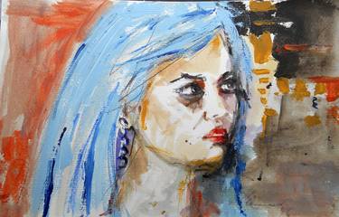 Original Expressionism Women Paintings by Michele Cannavale