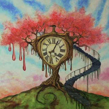 Original Surrealism Time Digital by Chanu Pinyokool