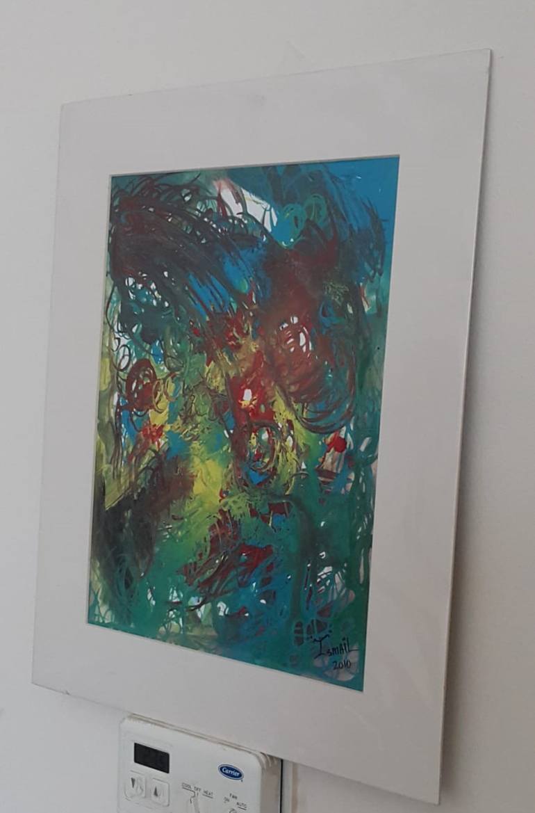 Original Abstract Painting by Ismail Al Sheikh Mohammed