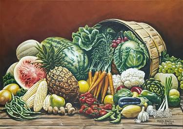 Original Realism Still Life Paintings by Neulis C Bonillo Gonzalez