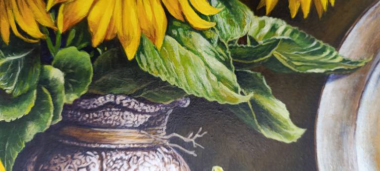 Original Realism Still Life Painting by Neulis C Bonillo Gonzalez