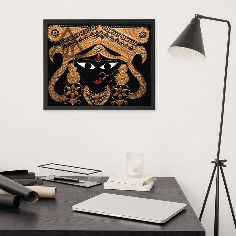 Original Abstract Religion Painting by Poonam Wadhawan