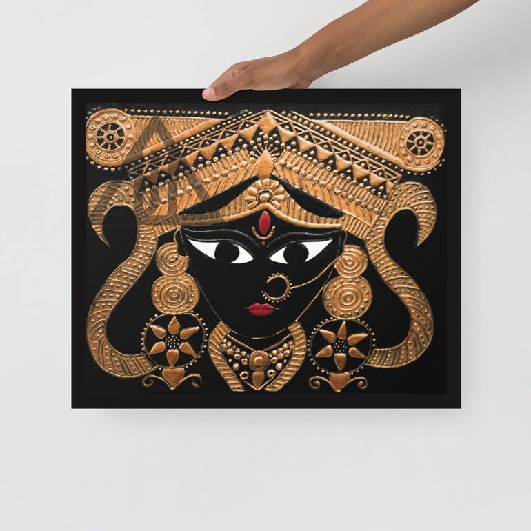Original Abstract Religion Painting by Poonam Wadhawan