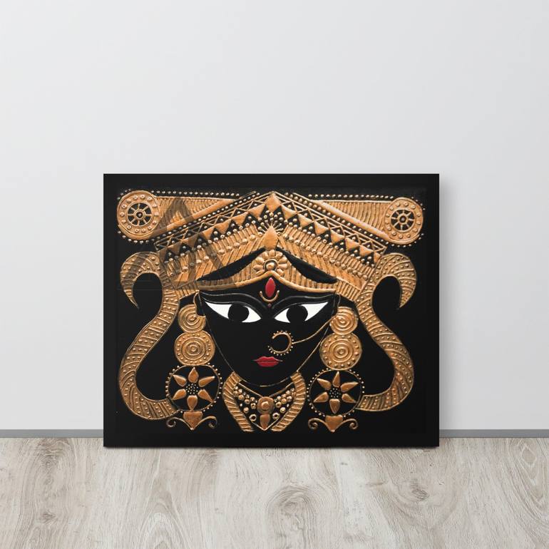 Original Abstract Religion Painting by Poonam Wadhawan