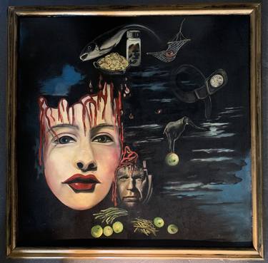 Original Surrealism Women Paintings by Tasso Papadopoulos