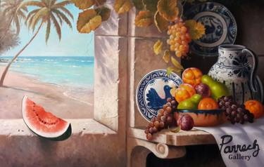 Original Still Life Paintings by Jose de Jesús Parra