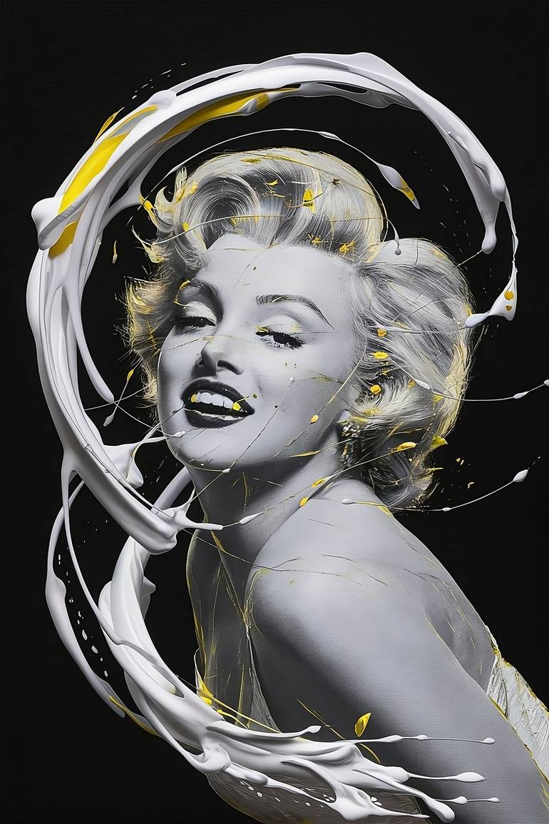 Marilyn Golden Gaze - Print