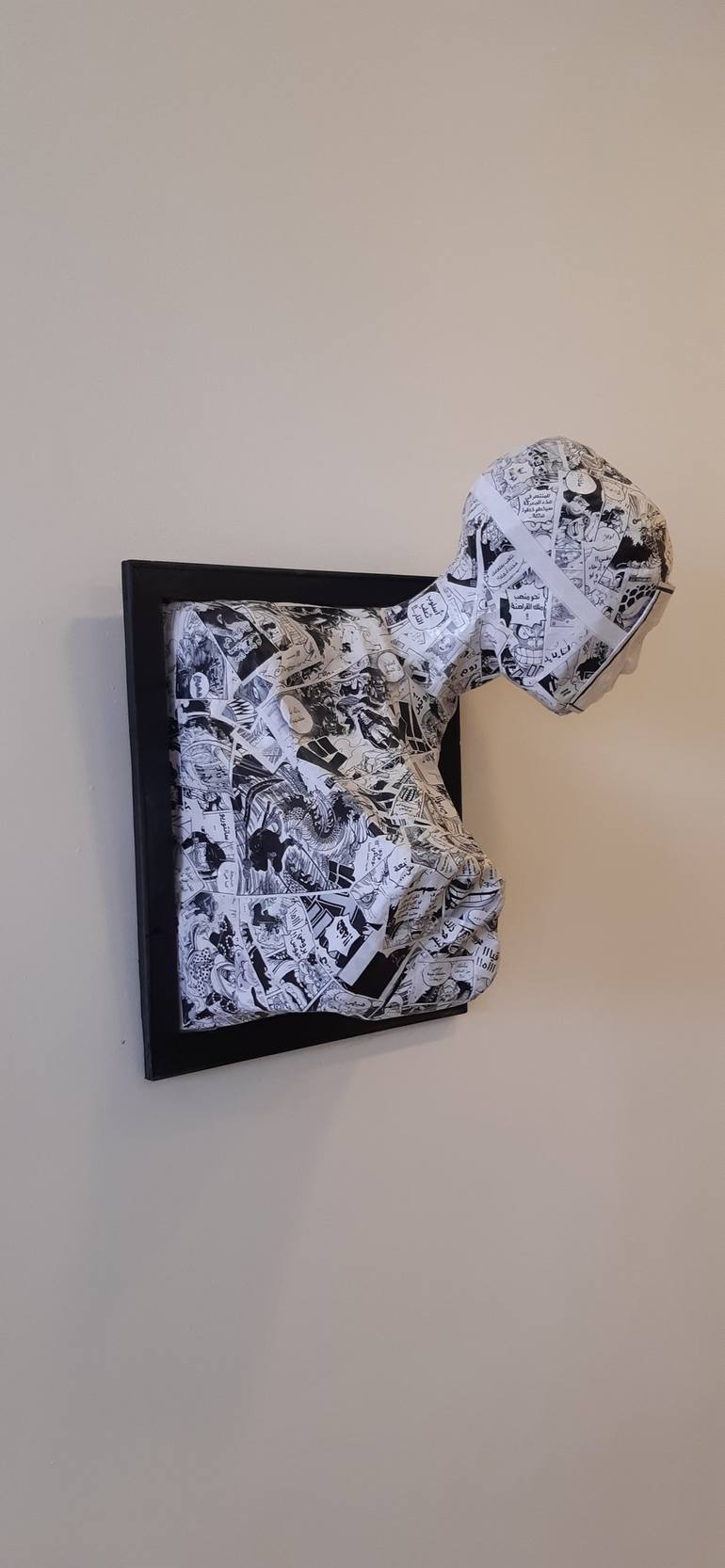 Original Men Sculpture by Adel Agha