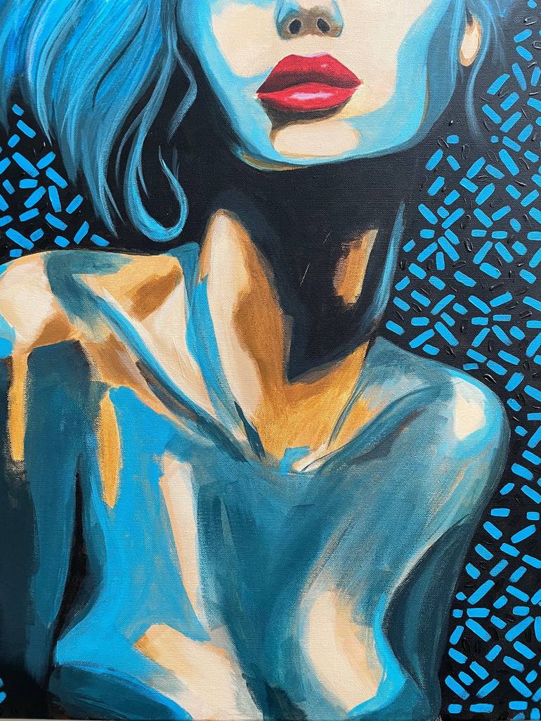 Original Contemporary Women Painting by Maryna Dobrova