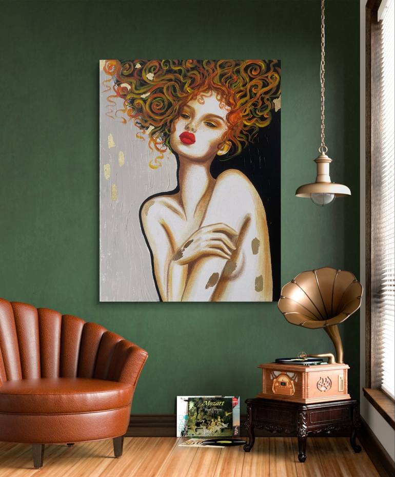 Original Contemporary Women Painting by Maryna Dobrova