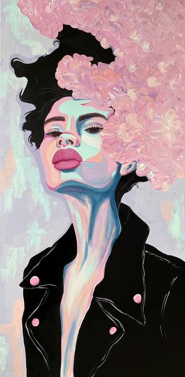 Original Pop Art Women Paintings by Maryna Dobrova