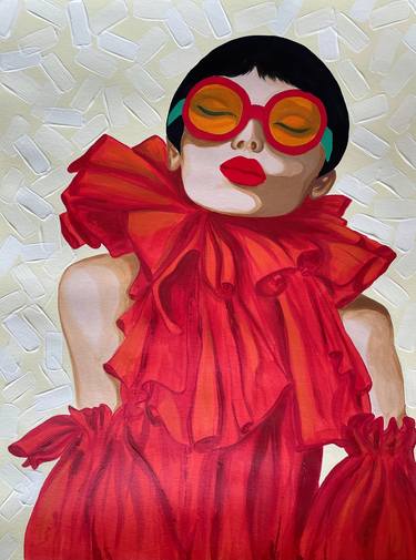 Original Contemporary Fashion Paintings by Maryna Dobrova