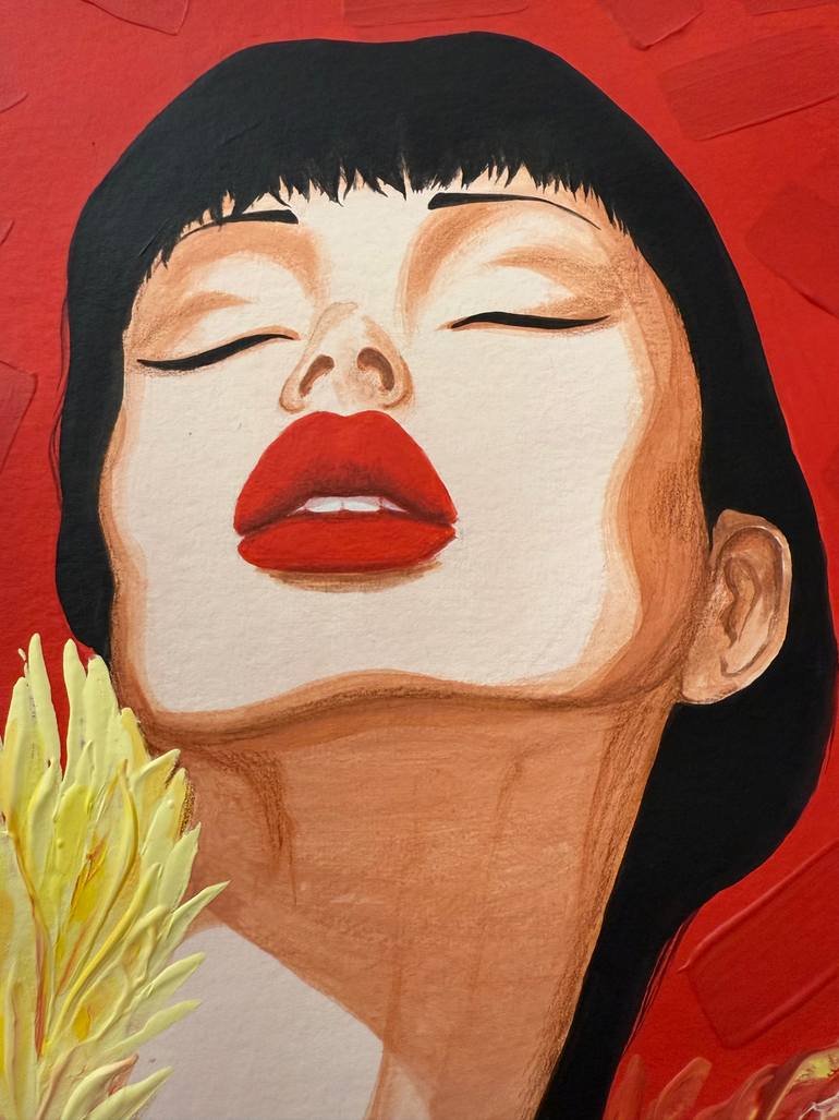 Original Contemporary Fashion Painting by Maryna Dobrova