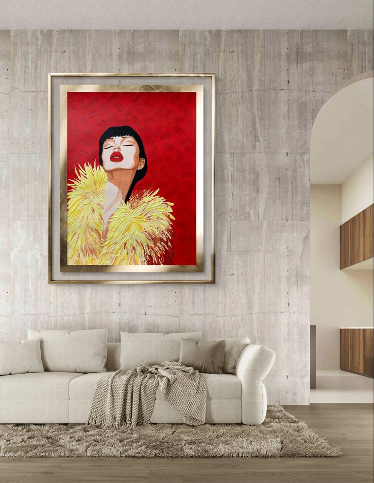 Original Contemporary Fashion Painting by Maryna Dobrova