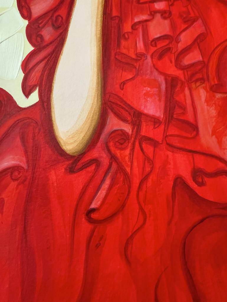 Original Contemporary Fashion Painting by Maryna Dobrova